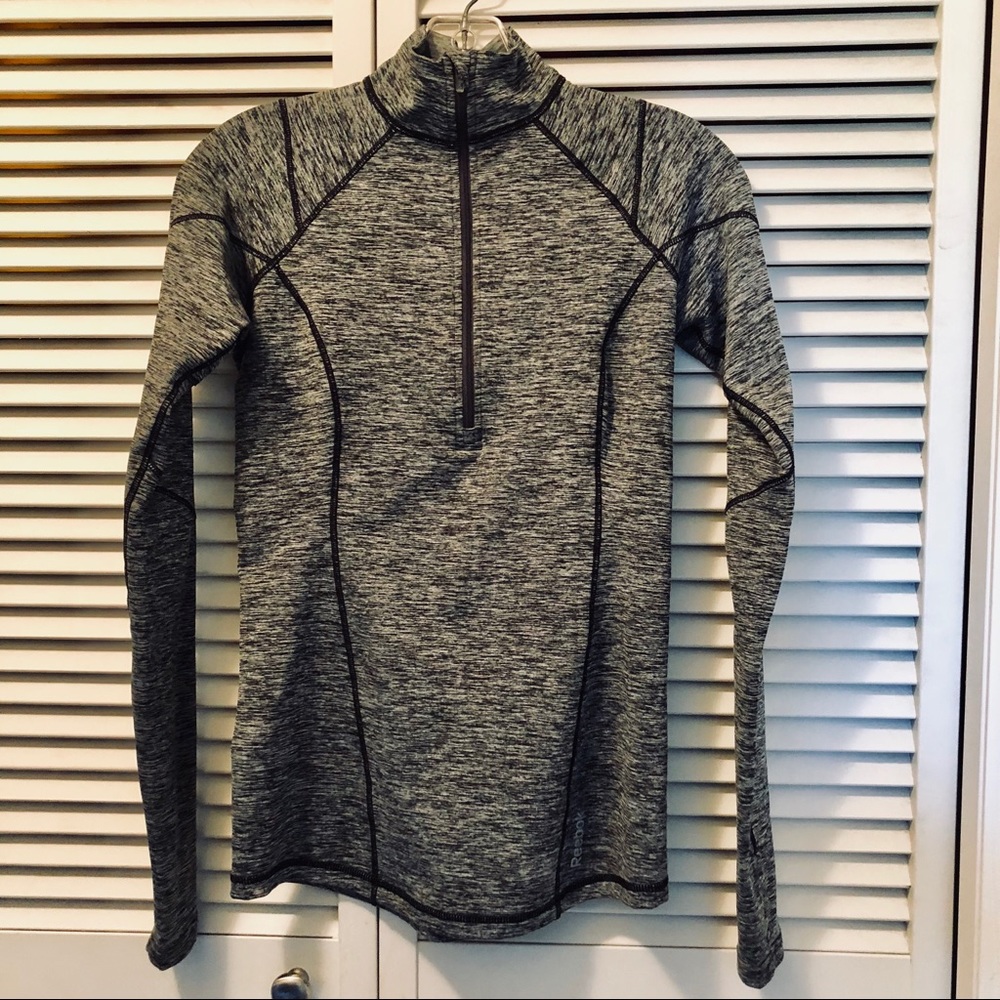 REEBOK PULLOVER Zip UP YOGA SWEATSHIRT - Picture 2 of 5